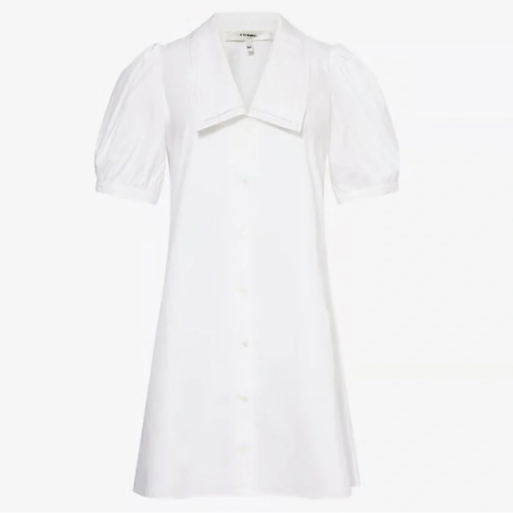 Frame The Sailor Shirtdress With Puff Sleeves - Picture 2 of 6